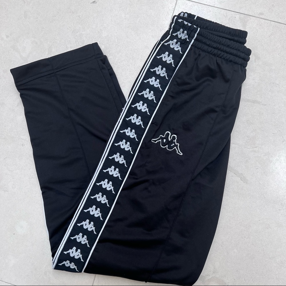 Kappa Black Track Pants